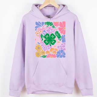 Spring Floral 4-H– Hoodie
