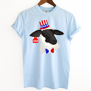 Red White and Blue Lamb– Comfort Colors T-Shirt