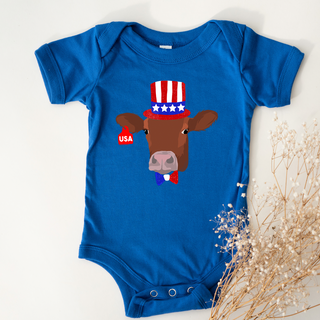 Red White and Blue Steer– Infant/Toddler/Youth