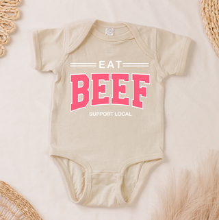 Eat Beef Support Local Pink– Infant/Toddler/Youth
