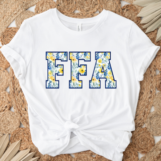 FFA Watercolor Floral– Bella Canvas T-Shirt