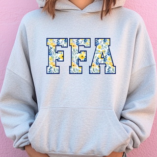 FFA Watercolor Floral– Hoodie