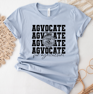 Emblem Agvocate for Agriculture Black– Bella Canvas T-Shirt