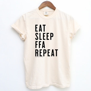 Eat Sleep FFA Repeat– Comfort Colors T-Shirt