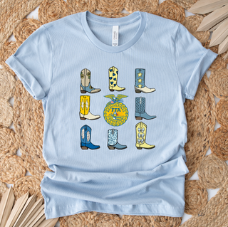 FFA Emblem Boot– Bella Canvas T-Shirt