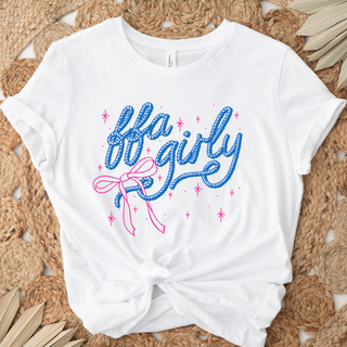 Rope Bow FFA Girly– Bella Canvas T-Shirt