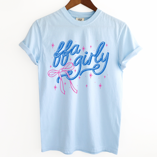 Rope Bow FFA Girly– Comfort Colors T-Shirt