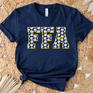 FFA Navy Daisy– Bella Canvas T-Shirt