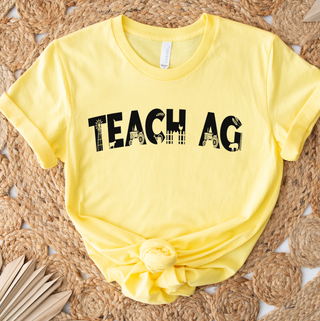 Teach Ag Cutout– Bella Canvas T-Shirt