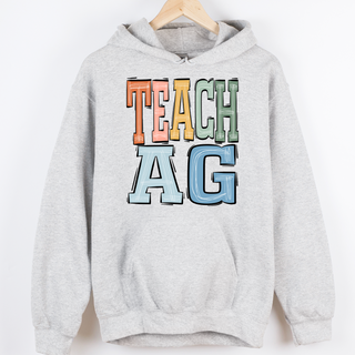 Boho Colors Teach Ag– Hoodie