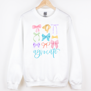 Colorful Agvocate Bows– Crewneck