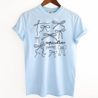 Agriculture Bow Outline– Comfort Colors T-Shirt