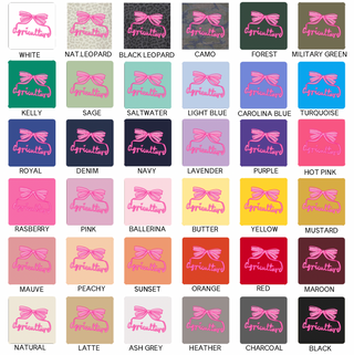 Hot Pink Agriculture Bow– Infant/Toddler/Youth