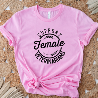 Support Female Veterinarians– Bella Canvas T-Shirt