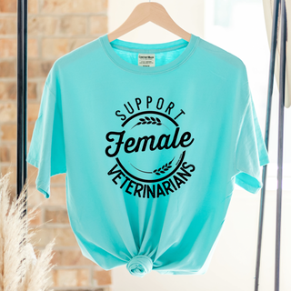 Support Female Veterinarians– Comfort Colors T-Shirt