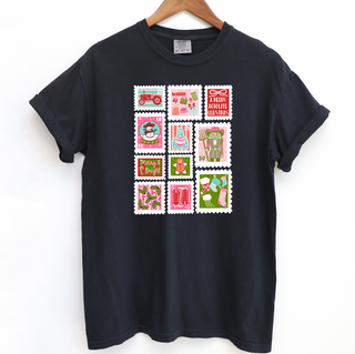 Christmas Stamp– Comfort Colors T-Shirt