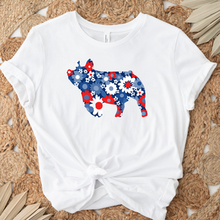 Patriotic Daisy Pig – Bella Canvas T-Shirt