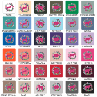 Cactus Wreath - Pick Your Animal  – Crewneck