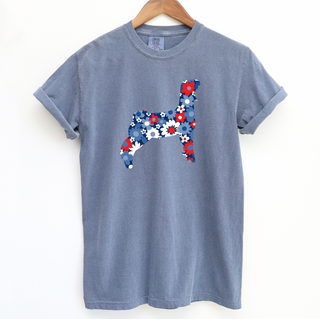 Patriotic Daisy Goat  – Comfort Colors T-Shirt
