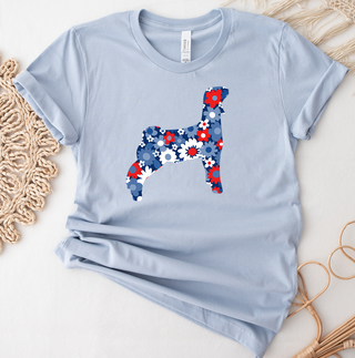 Patriotic Daisy GOAT– Bella Canvas T-Shirt