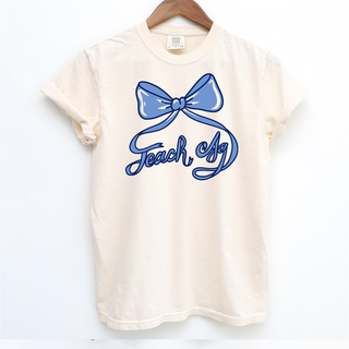 Teach Ag Bow - Blue 2-color – Comfort Colors T-Shirt
