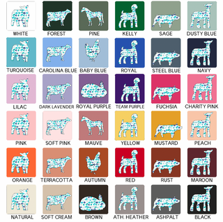 Turquoise Cheetah - CHOOSE YOUR ANIMAL – Bella Canvas T-Shirt