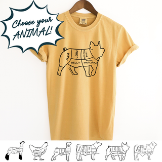 Cuts - Choose Your Animal – Comfort Colors T-Shirt