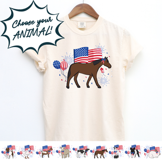 USA - Pick Your Animal – Comfort Colors T-Shirt