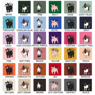 Floral Witch Animals - Choose your animal – Bella Canvas T-Shirt