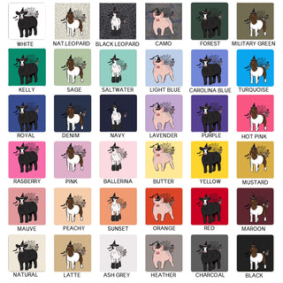 Floral Witch Animals - CHOOSE YOUR ANIMAL – Infant/Toddler/Youth