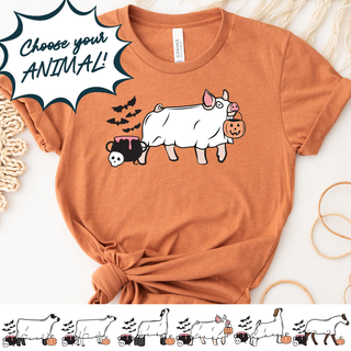 Ghost Animal - Choose Your Animal – Bella Canvas T-Shirt