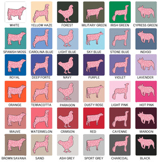 PINK CHEETAH ANIMALS - CHOOSE YOUR ANIMAL! – Crewneck