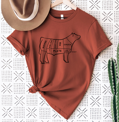 Beef Cuts T-Shirt (XS-4XL) - Multiple Colors!