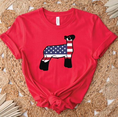 Patriotic Lamb T-Shirt (XS-4XL) - Multiple Colors!