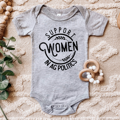 Support Women In Ag Politics One Piece/T-Shirt (Newborn - Youth XL) - Multiple Colors!
