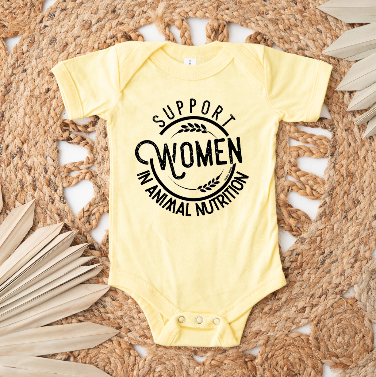 Support Women In Animal Nutrition One Piece/T-Shirt (Newborn - Youth XL) - Multiple Colors!