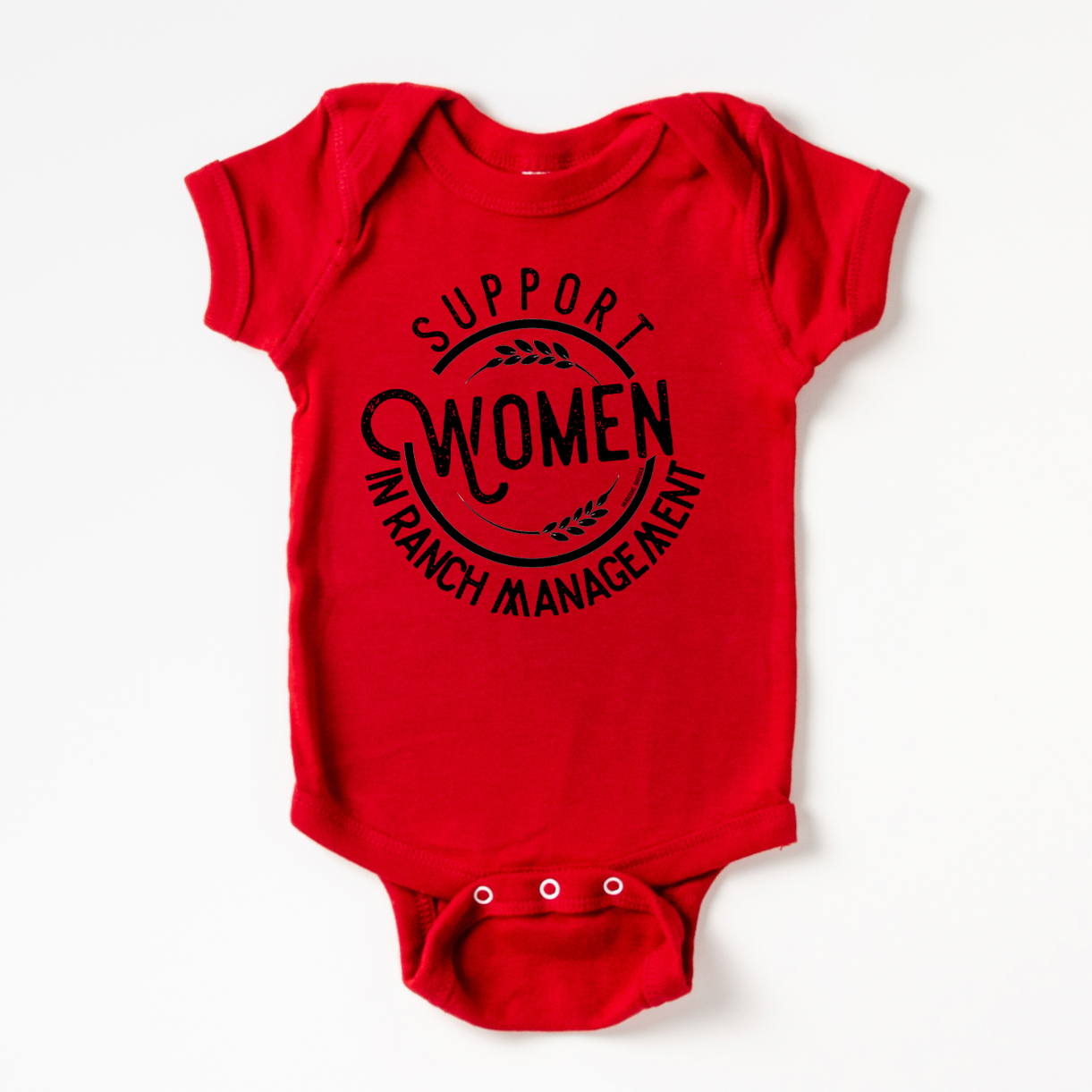 Support Women In Ranch Management One Piece/T-Shirt (Newborn - Youth XL) - Multiple Colors!
