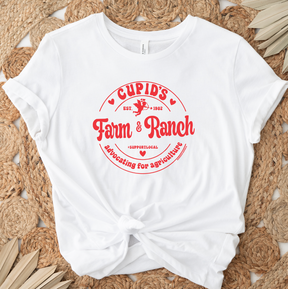 Cupid's Farm & Ranch Red Ink T-Shirt (XS-4XL) - Multiple Colors!