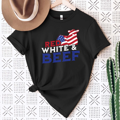 Red White & Beef T-Shirt (XS-4XL) - Multiple Colors!