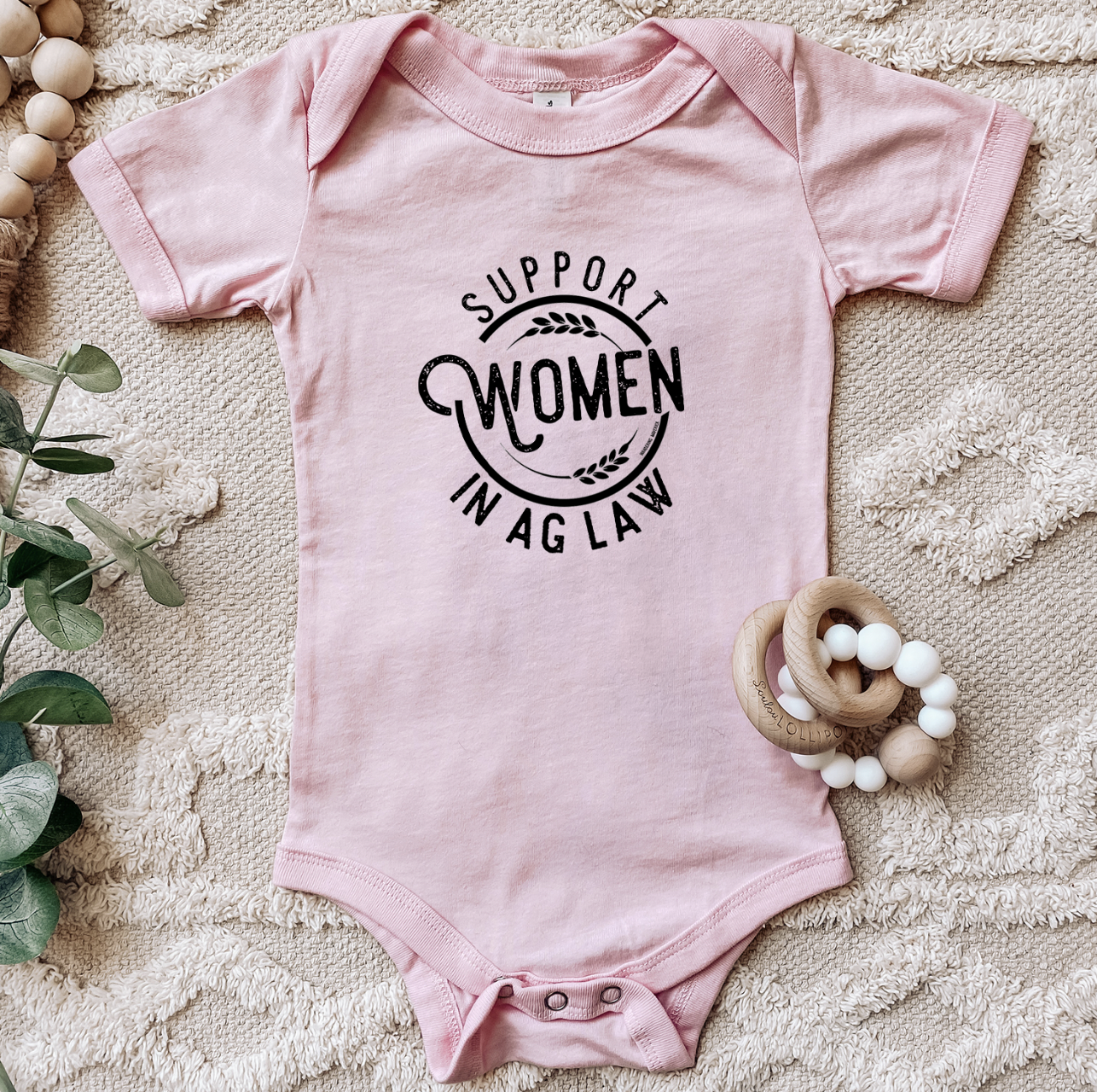 Support Women In Ag Law One Piece/T-Shirt (Newborn - Youth XL) - Multiple Colors!