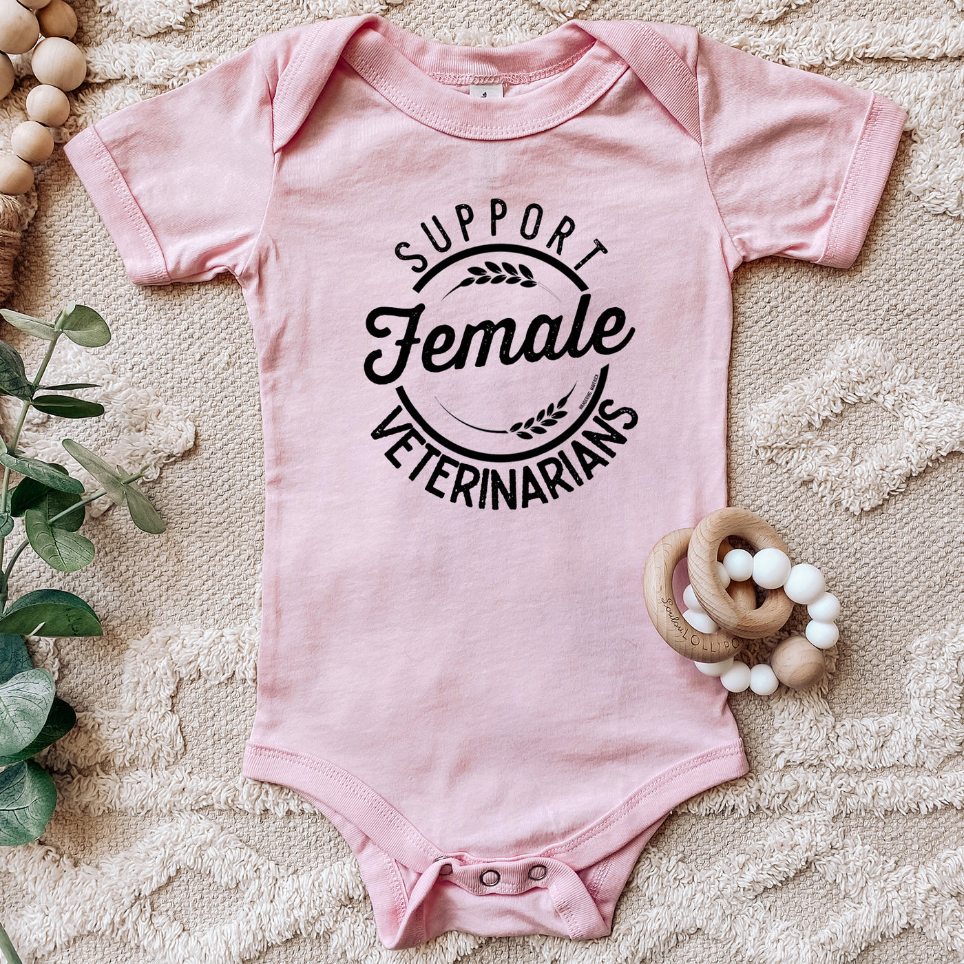 Support Female Veterinarians One Piece/T-Shirt (Newborn - Youth XL) - Multiple Colors!