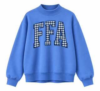 FFA Checkered - Multiple Colors - MOCK NECK