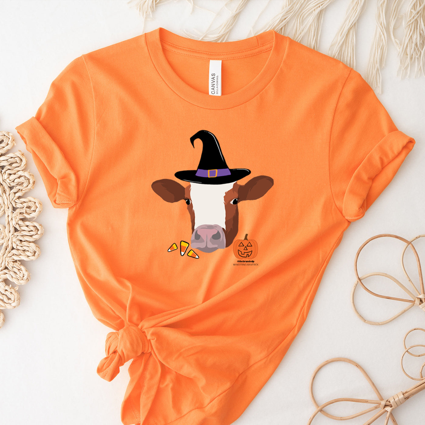 Halloween Cow T-Shirt (XS-4XL) - Multiple Colors!