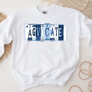 Agvocate License Plate – Crewneck