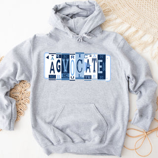 Agvocate License Plate – Hoodie