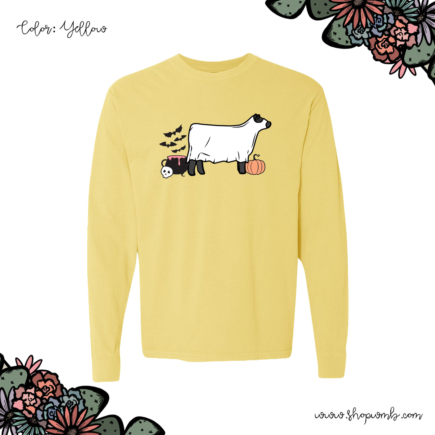 Ghost Steer LONG SLEEVE T-Shirt (S-3XL) - Multiple Colors!