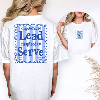 Empowered To Lead- Front & Back Comfort Colors T-Shirt