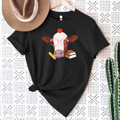 Nerdy Cow T-Shirt (XS-4XL) - Multiple Colors!