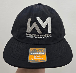 Black WM Screen Printing Richardson Hat