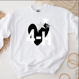 4-H - Heart And Stars – Crewneck